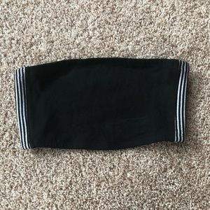 Forever 21 Black Bandeau Sports Tube Top